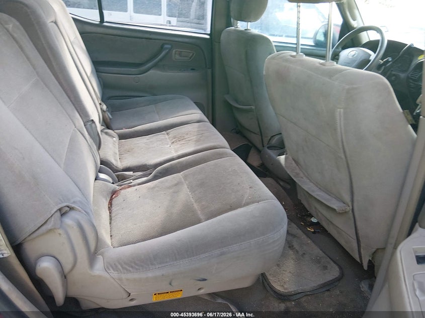 2006 Toyota Sequoia VIN 5TDZT34A56S264386 IAAI salvage auction — NORMAL WEAR, Original (Texas), sold $1,000 on 2026-07-20 (photo 8)