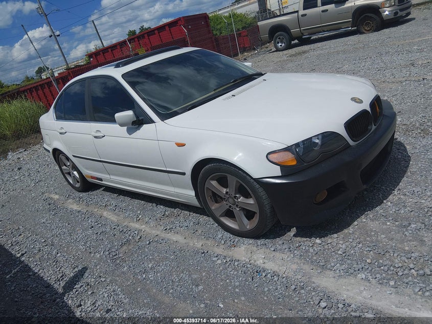 2004 BMW 3 series VIN WBAEV53474KM38251 IAAI salvage auction — NORMAL WEAR, Clear (Tennessee), sold $25 on 2026-07-29 (photo 1)