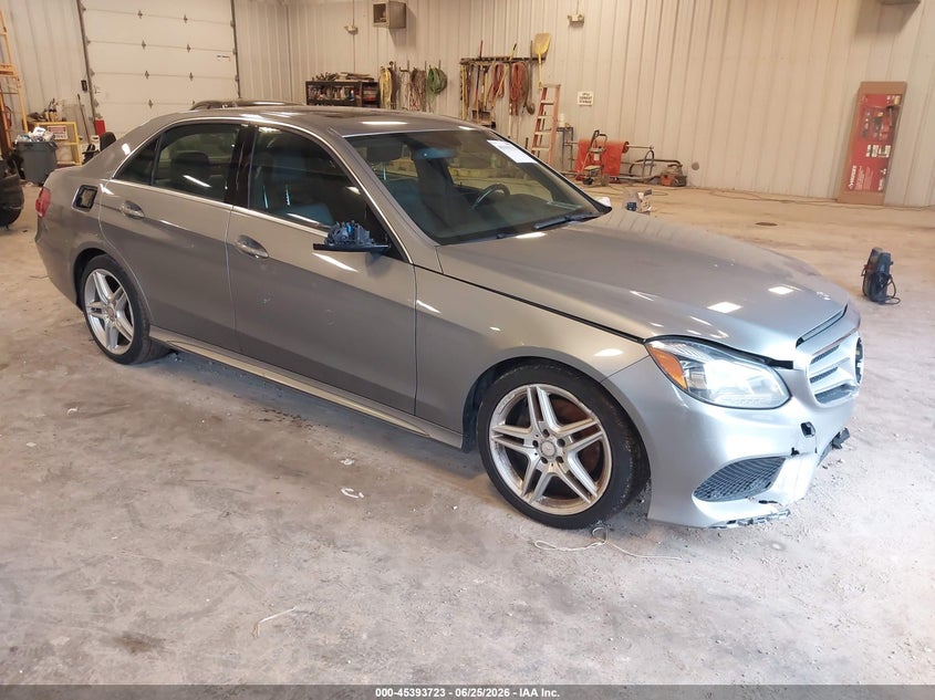 2014 Mercedes-benz E-klasse VIN WDDHF8JB5EA982034 IAAI salvage auction — FRONT END, Clear (Michigan), sold $1,300 on 2026-07-28 (photo 1)