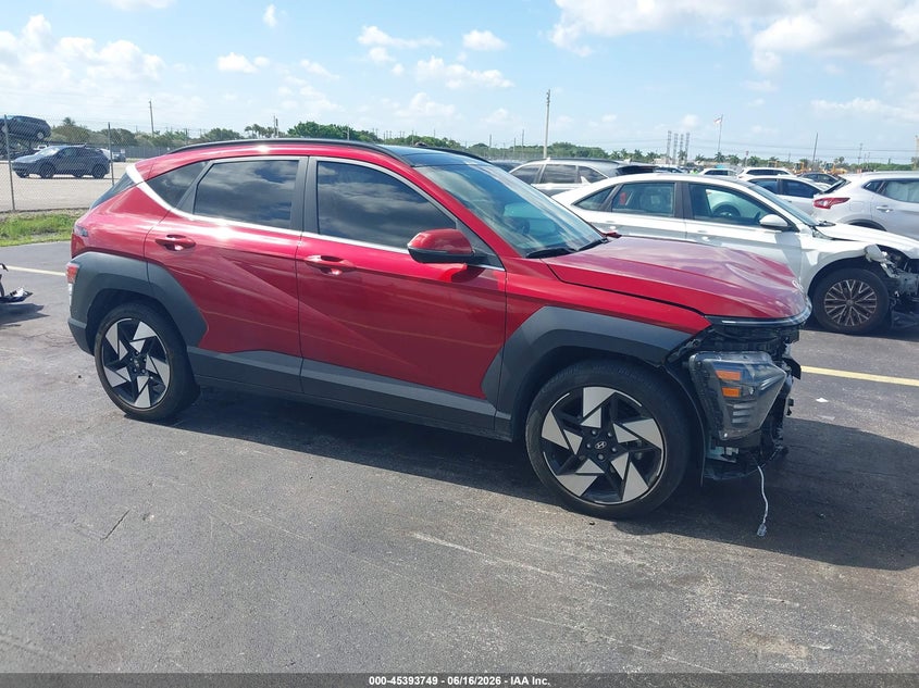2024 Hyundai Kona VIN KM8HE3A39RU093200 — IAAI salvage auction photo