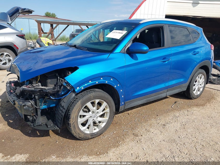 2021 Hyundai Tucson VIN KM8J3CA43MU311530 IAAI salvage auction — FRONT END, Salvage (Idaho), sold $3,200 on 2026-07-12 (photo 2)
