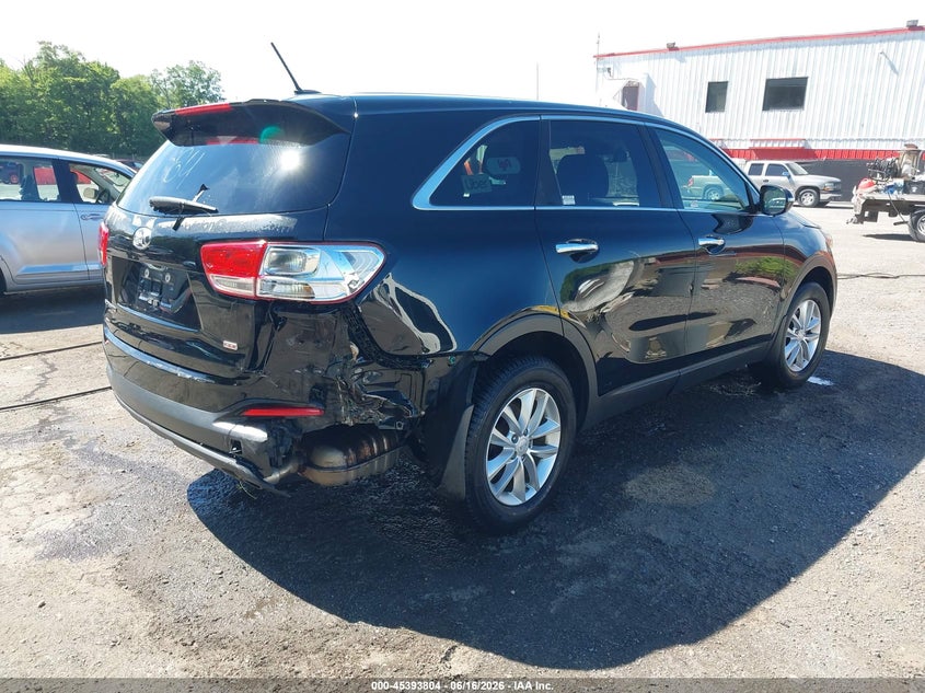 2017 Kia Sorento VIN 5XYPG4A37HG281925 IAAI salvage auction — REAR END, Salvage - 75% Or Less (Maryland), sold $1,950 on 2026-07-10 (photo 4)