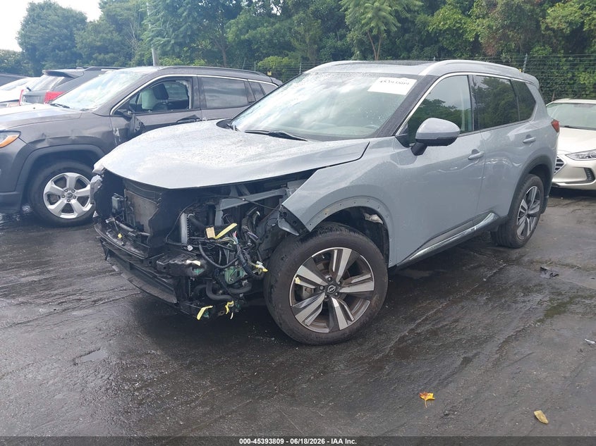 2023 Nissan Rogue VIN JN8BT3DC6PW107474 IAAI salvage auction — FRONT END, Salvage (North Carolina), sold $6,800 on 2026-08-02 (photo 2)