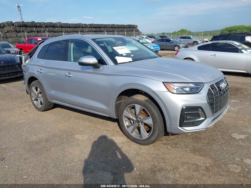 2023 Audi Q5 VIN WA1BBAFY6P2017478 IAAI salvage auction — REAR END, Salvage (Pennsylvania), sold $11,750 on 2026-07-17 (photo 1)