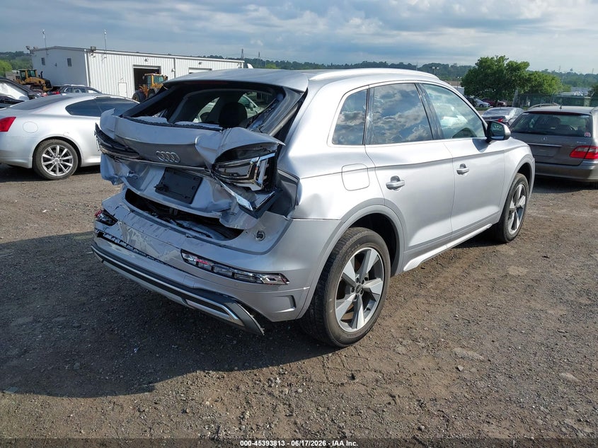 2023 Audi Q5 VIN WA1BBAFY6P2017478 IAAI salvage auction — REAR END, Salvage (Pennsylvania), sold $11,750 on 2026-07-17 (photo 4)
