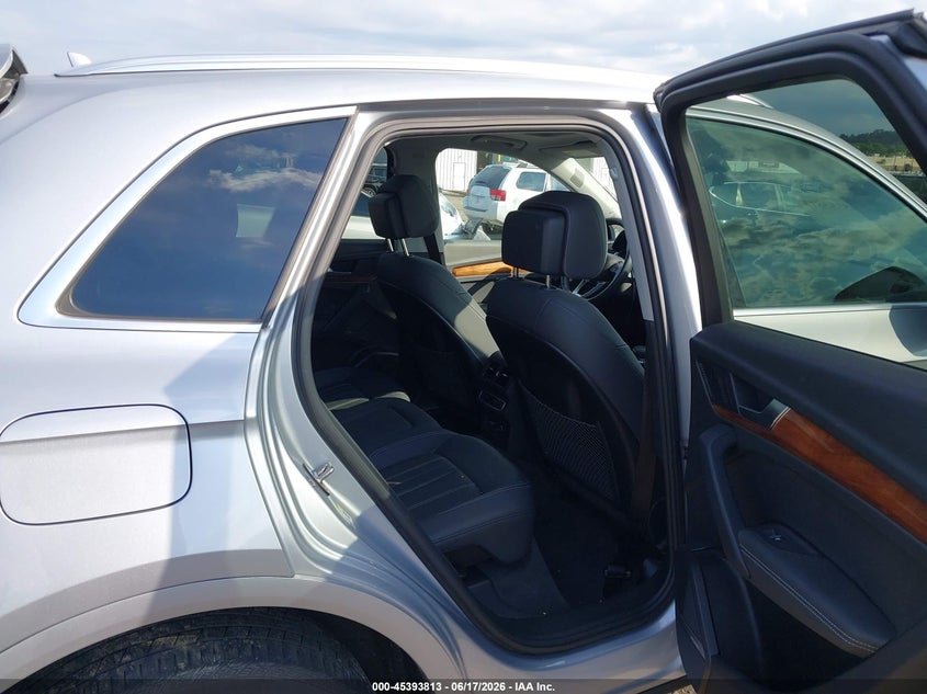 2023 Audi Q5 VIN WA1BBAFY6P2017478 IAAI salvage auction — REAR END, Salvage (Pennsylvania), sold $11,750 on 2026-07-17 (photo 8)
