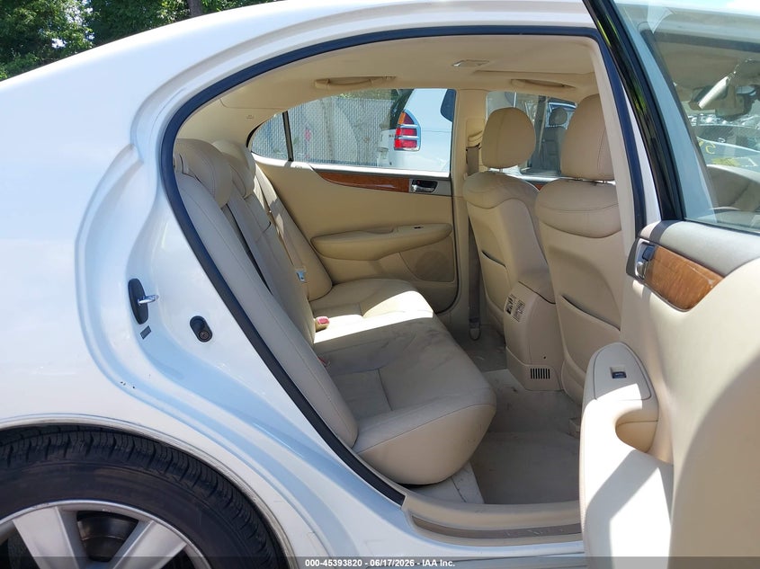 2006 Lexus Es 330 VIN JTHBA30GX65168243 IAAI salvage auction — RIGHT REAR, Mv-907A (New York), sold $625 on 2026-07-14 (photo 8)