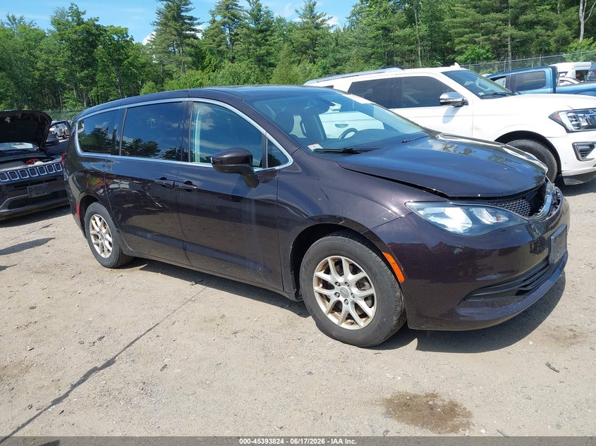 2017 Chrysler Pacifica VIN 2C4RC1DG0HR588320 IAAI salvage auction — FRONT END, Salvage (Massachusetts), sold $1,000 on 2026-07-18 (photo 1)