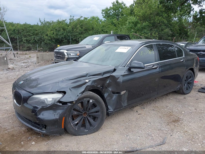 2011 BMW 7 series VIN WBAKB4C56BC392823 IAAI salvage auction — FRONT END, Clear (Indiana), sold $750 on 2026-07-29 (photo 2)