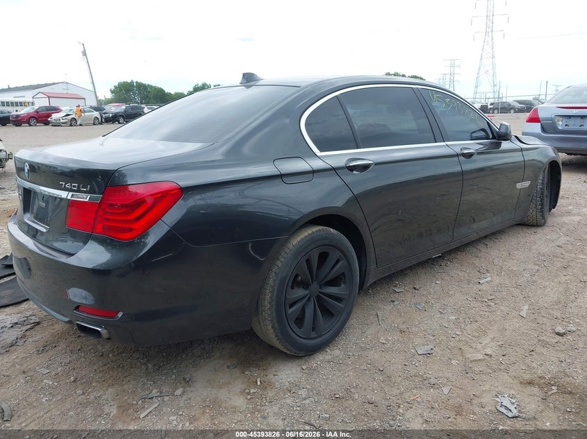 2011 BMW 7 series VIN WBAKB4C56BC392823 IAAI salvage auction — FRONT END, Clear (Indiana), sold $750 on 2026-07-29 (photo 4)