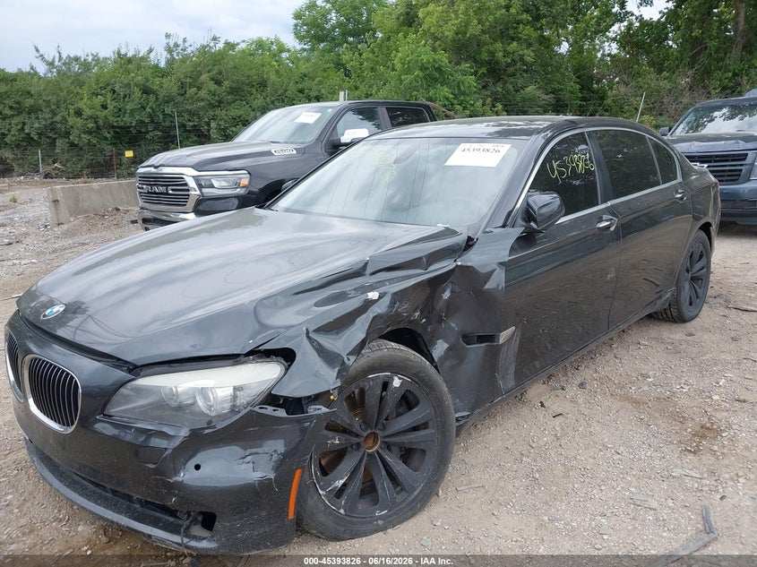2011 BMW 7 series VIN WBAKB4C56BC392823 IAAI salvage auction — FRONT END, Clear (Indiana), sold $750 on 2026-07-29 (photo 6)