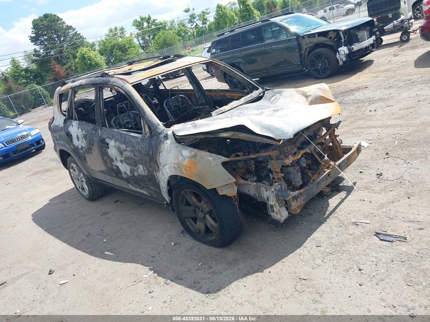 2010 Toyota Rav4 VIN JTMRF4DV2AD022305 IAAI salvage auction — TOTAL BURN, Non-Repairable (Virginia), sold $200 on 2026-07-07 (photo 1)