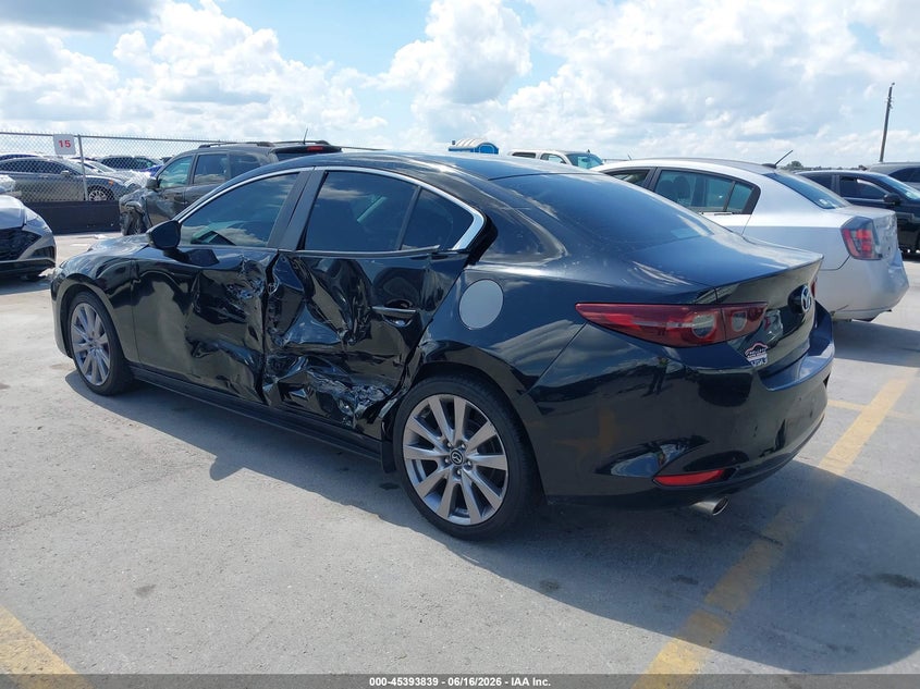 2020 Mazda 3 VIN JM1BPACL7L1173576 IAAI salvage auction — LEFT SIDE, Salvage Title, sold $4,300 on 2026-08-20 (photo 3)