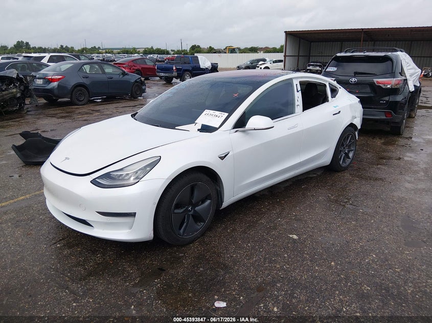 2018 Tesla Model 3 VIN 5YJ3E1EA5JF161906 IAAI salvage auction — REAR END, Original (Texas), sold $3,950 on 2026-07-30 (photo 2)