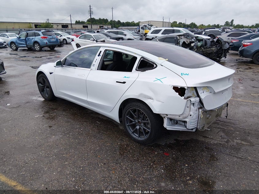 2018 Tesla Model 3 VIN 5YJ3E1EA5JF161906 IAAI salvage auction — REAR END, Original (Texas), sold $3,950 on 2026-07-30 (photo 3)