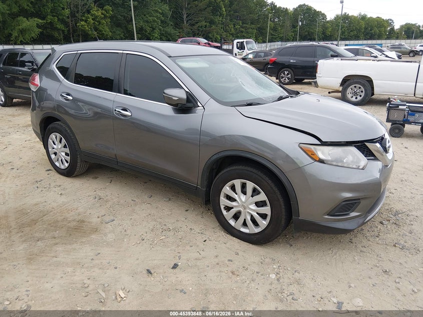 2015 Nissan Rogue VIN KNMAT2MT6FP592306 IAAI salvage auction — FRONT END, Salvage (Georgia), sold $1,900 on 2026-07-16 (photo 1)