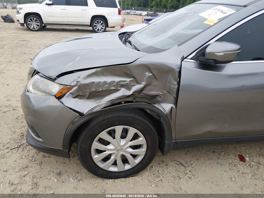 2015 Nissan Rogue VIN KNMAT2MT6FP592306 IAAI salvage auction — FRONT END, Salvage (Georgia), sold $1,900 on 2026-07-16 (photo 6)