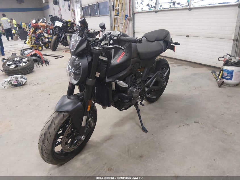 2023 Ducati Monster VIN ZDMMAMDT5PB008205 IAAI salvage auction — FRONT END, Salvage (Maine), sold $3,700 on 2026-08-12 (photo 2)