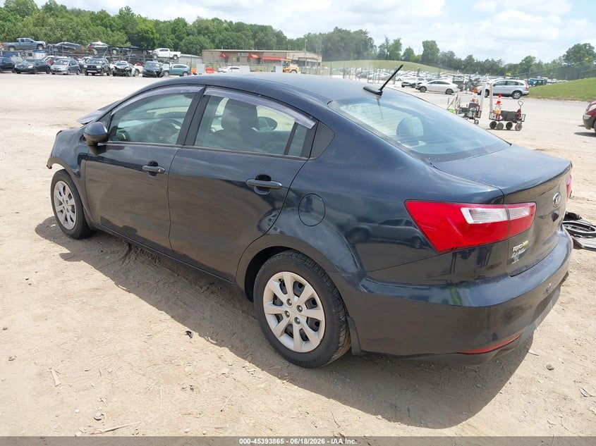 2016 Kia Rio VIN KNADN4A38G6570321 IAAI salvage auction — FRONT END, Salvage (Tennessee), sold $450 on 2026-07-15 (photo 3)