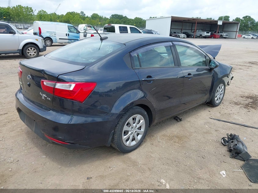 2016 Kia Rio VIN KNADN4A38G6570321 IAAI salvage auction — FRONT END, Salvage (Tennessee), sold $450 on 2026-07-15 (photo 4)