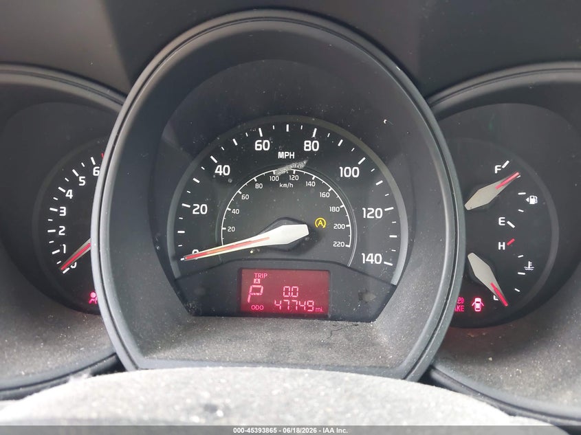 2016 Kia Rio VIN KNADN4A38G6570321 IAAI salvage auction — FRONT END, Salvage (Tennessee), sold $450 on 2026-07-15 (photo 7)