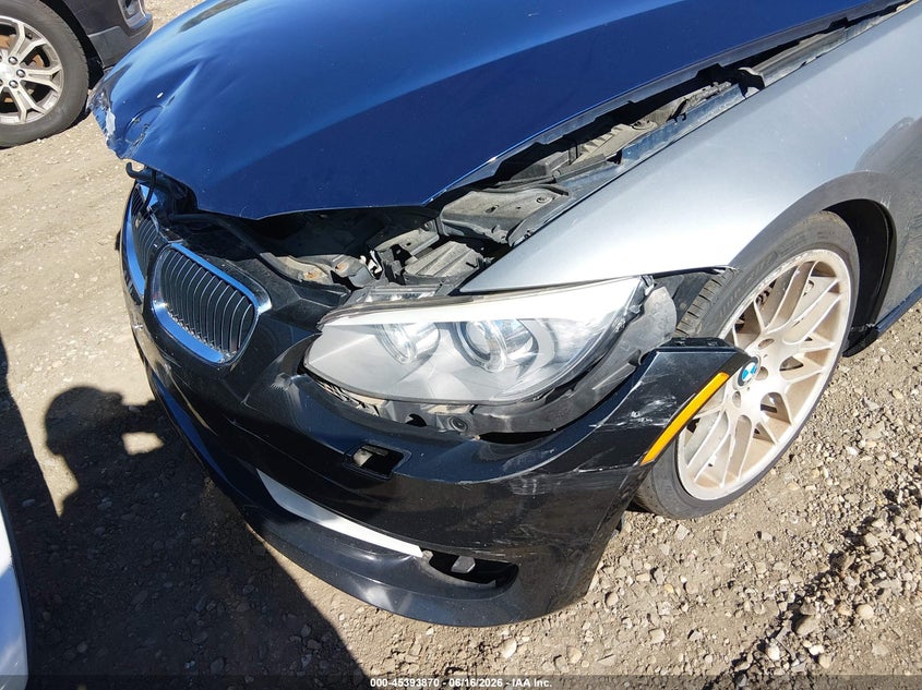 2013 BMW 3er VIN WBAKE5C51DJ107814 IAAI salvage auction — FRONT & REAR, Salvage Title, sold $175 on 2026-07-28 (photo 6)