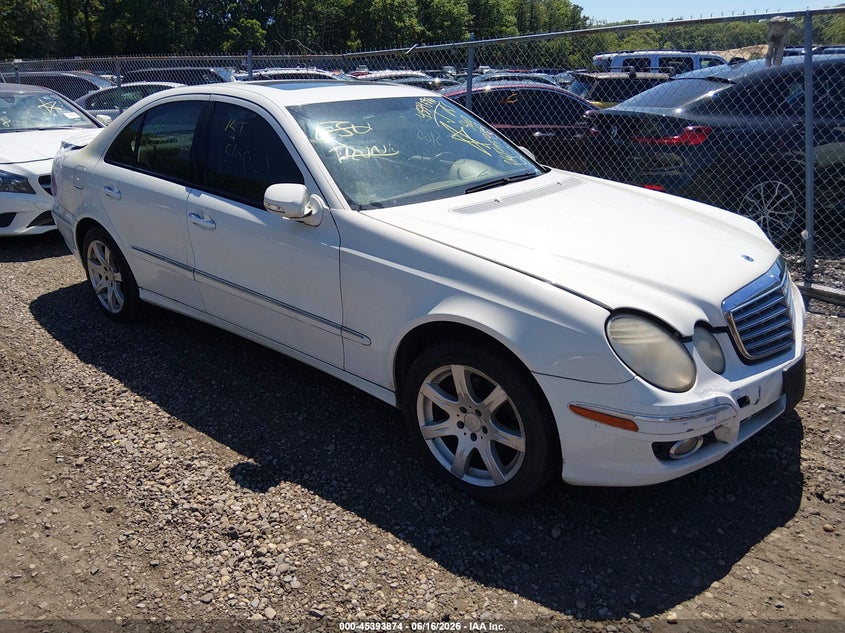 2008 Mercedes-benz E-class VIN WDBUF87X18B245955 IAAI salvage auction — FRONT & REAR, Bill Of Sale (New York), sold $25 on 2026-08-11 (photo 1)
