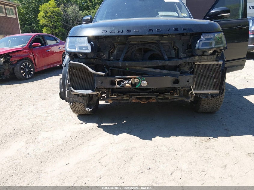 2019 Land rover RANGE ROVER VIN SALGS2RE6KA518493 IAAI salvage auction — FRONT END, Salvage (Vermont), sold $7,100 on 2026-07-29 (photo 6)