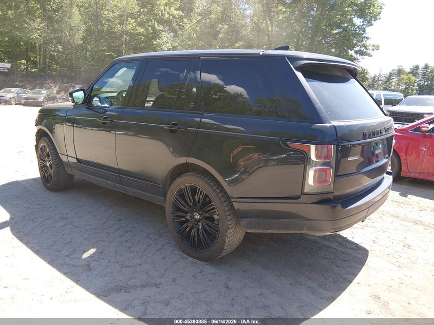 2019 Land rover RANGE ROVER VIN SALGS2RE6KA518493 IAAI salvage auction — FRONT END, Salvage (Vermont), sold $7,100 on 2026-07-29 (photo 3)