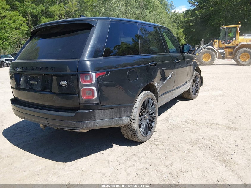 2019 Land rover RANGE ROVER VIN SALGS2RE6KA518493 IAAI salvage auction — FRONT END, Salvage (Vermont), sold $7,100 on 2026-07-29 (photo 4)