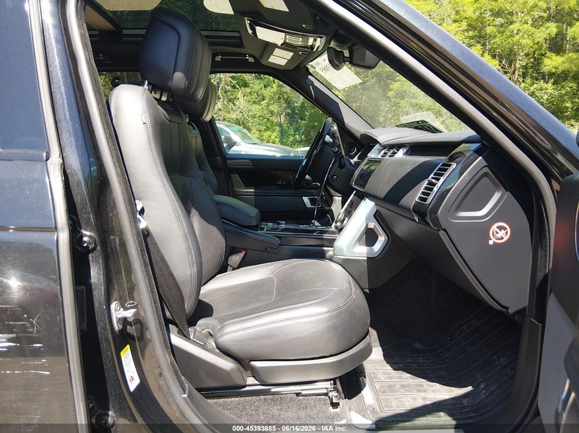 2019 Land rover RANGE ROVER VIN SALGS2RE6KA518493 IAAI salvage auction — FRONT END, Salvage (Vermont), sold $7,100 on 2026-07-29 (photo 5)