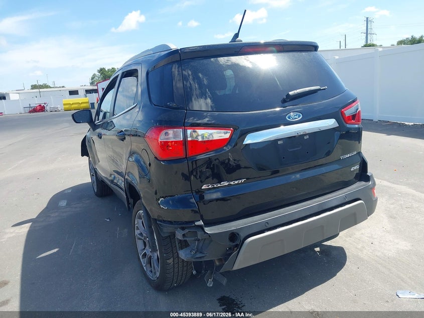2020 Ford Ecosport VIN MAJ6S3KL1LC358276 IAAI salvage auction — FRONT END, Rebuildable (Florida), sold $650 on 2026-07-13 (photo 3)