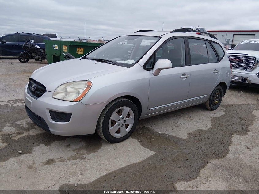 2009 Kia Rondo VIN KNAFG529697262900 IAAI salvage auction — RIGHT REAR, Salvage (Kansas), sold $325 on 2026-07-24 (photo 2)