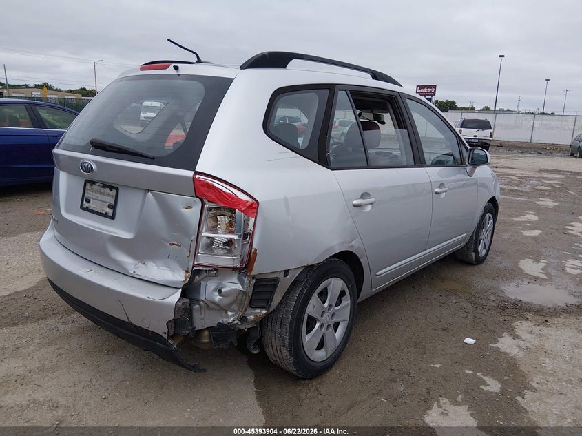 2009 Kia Rondo VIN KNAFG529697262900 IAAI salvage auction — RIGHT REAR, Salvage (Kansas), sold $325 on 2026-07-24 (photo 4)