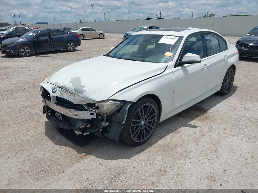 2014 BMW 3er VIN WBA3A9G58ENS64428 IAAI salvage auction — FRONT END, Salvage (Idaho), sold $4,300 on 2026-07-31 (photo 2)
