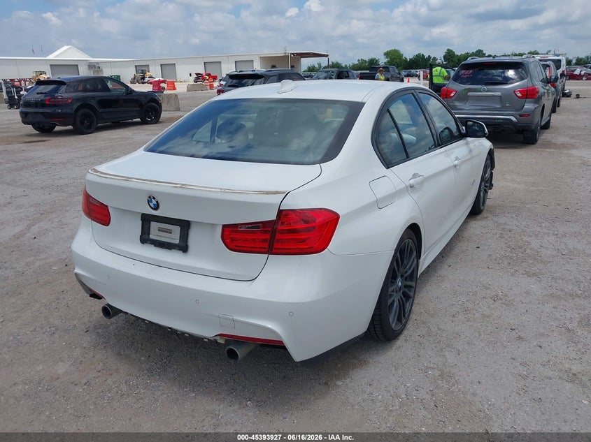 2014 BMW 3er VIN WBA3A9G58ENS64428 IAAI salvage auction — FRONT END, Salvage (Idaho), sold $4,300 on 2026-07-31 (photo 4)