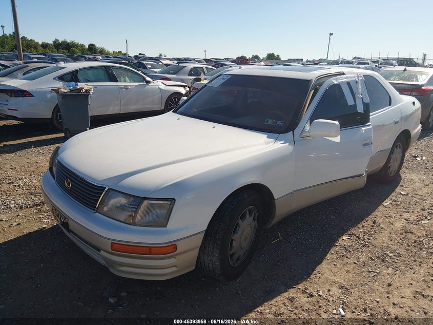 1996 Lexus Ls 400 VIN JT8BH22F6T0061161 IAAI salvage auction — LEFT SIDE, Salvage (Pennsylvania), sold $425 on 2026-07-08 (photo 2)