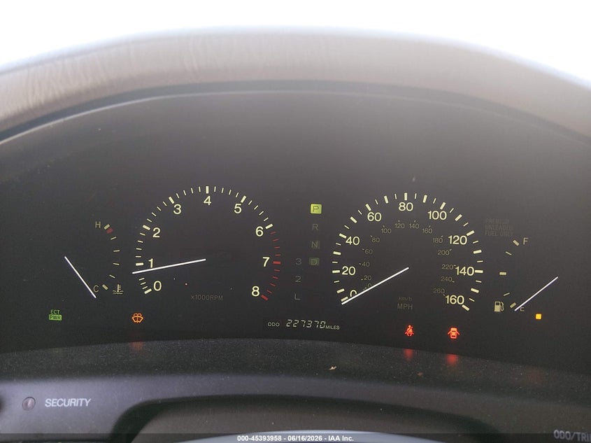 1996 Lexus Ls 400 VIN JT8BH22F6T0061161 IAAI salvage auction — LEFT SIDE, Salvage (Pennsylvania), sold $425 on 2026-07-08 (photo 7)