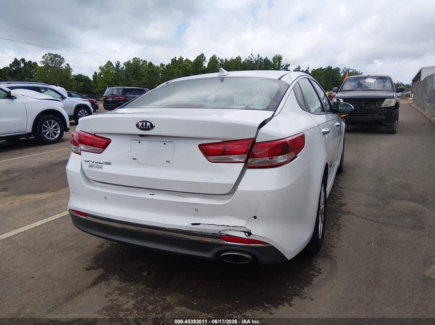2018 Kia Optima VIN 5XXGT4L32JG184828 IAAI salvage auction — REAR END, Salvage (Mississippi), sold $2,450 on 2026-07-16 (photo 6)