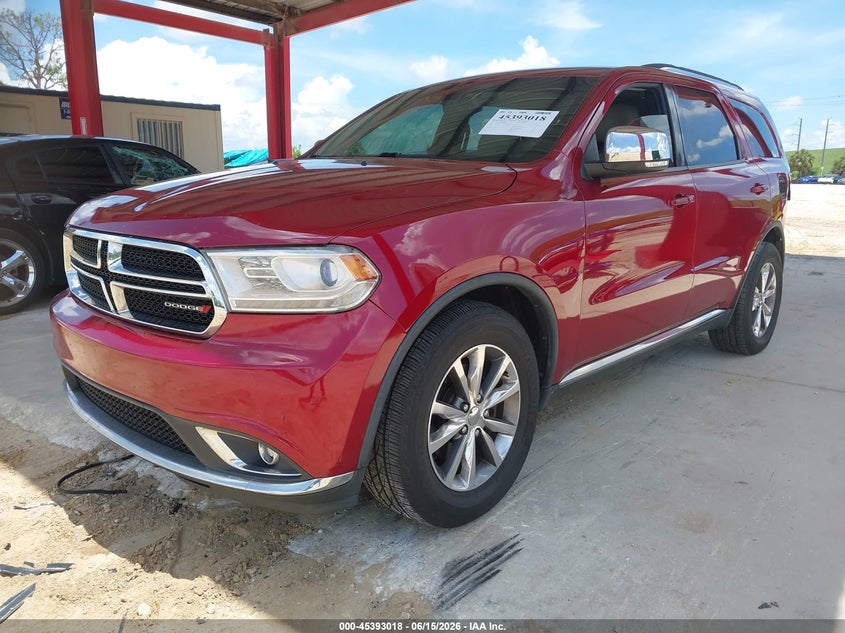2014 Dodge Durango VIN 1C4RDHDG8EC560310 IAAI salvage auction — REAR END, Salvage Title, sold $1,250 on 2026-08-23 (photo 2)