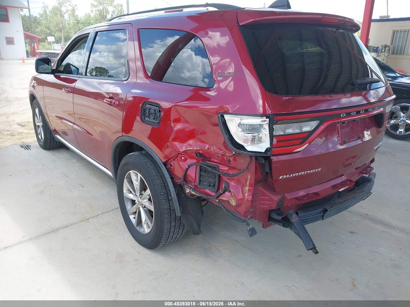 2014 Dodge Durango VIN 1C4RDHDG8EC560310 IAAI salvage auction — REAR END, Salvage Title, sold $1,250 on 2026-08-23 (photo 3)