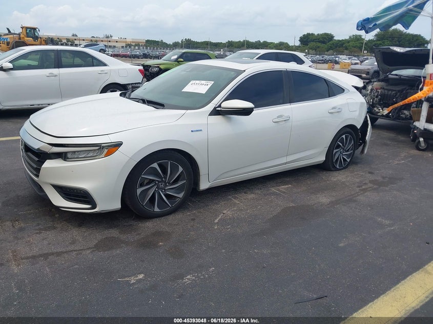 2019 Honda Insight VIN 19XZE4F92KE018600 IAAI salvage auction — REAR END, Rebuildable (Florida), sold $3,250 on 2026-07-10 (photo 2)