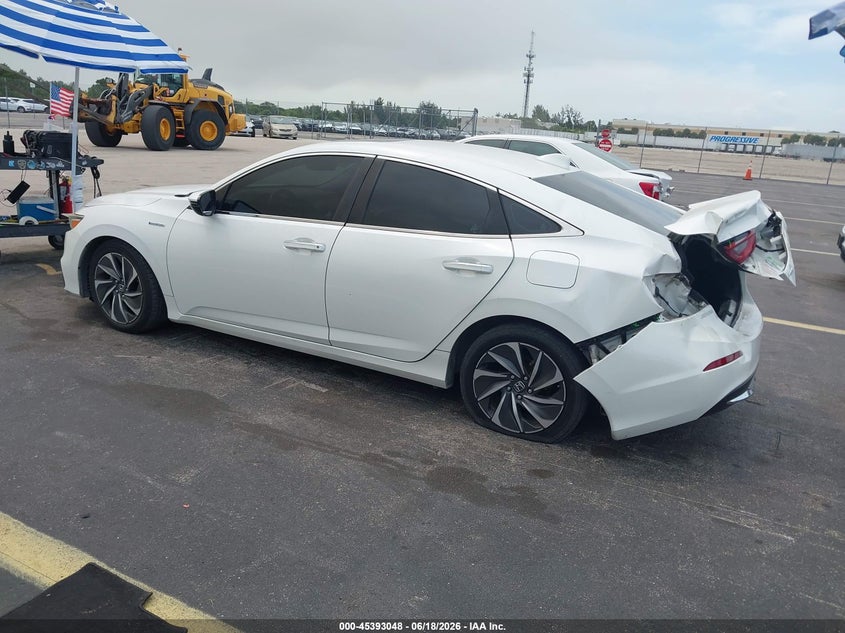 2019 Honda Insight VIN 19XZE4F92KE018600 IAAI salvage auction — REAR END, Rebuildable (Florida), sold $3,250 on 2026-07-10 (photo 3)