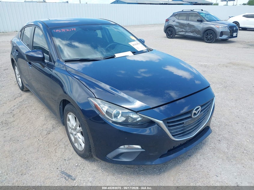 2016 Mazda 3 VIN 3MZBM1U79GM249721 IAAI salvage auction — FRONT END, Salvage (Texas), sold $1,550 on 2026-07-09 (photo 1)