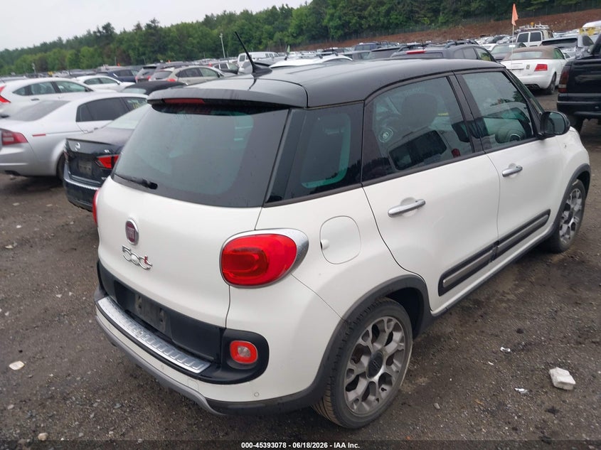 2014 Fiat 500l VIN ZFBCFADH6EZ021376 IAAI salvage auction — NORMAL WEAR, Clear (Massachusetts), sold $550 on 2026-07-24 (photo 4)