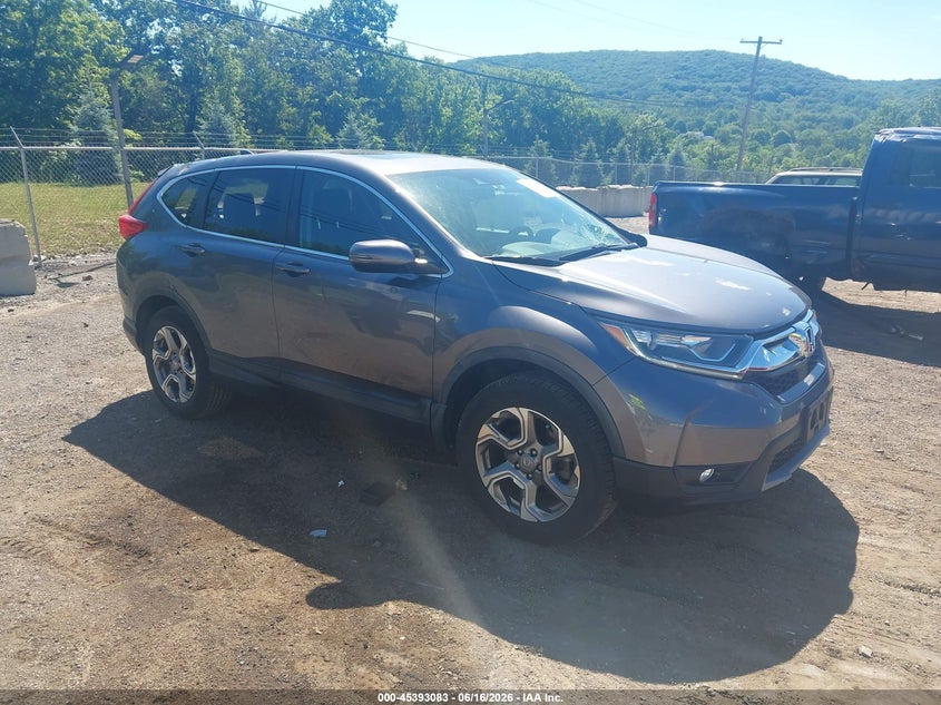 2018 Honda Cr-v VIN 2HKRW2H55JH602401 IAAI salvage auction — REAR END, Salvage Title, sold $7,100 on 2026-07-24 (photo 1)