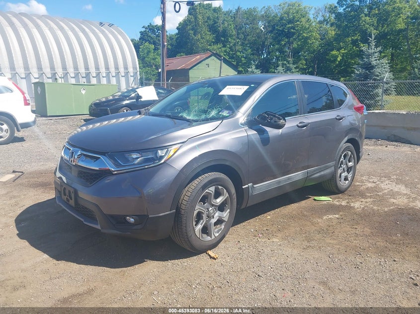 2018 Honda Cr-v VIN 2HKRW2H55JH602401 IAAI salvage auction — REAR END, Salvage Title, sold $7,100 on 2026-07-24 (photo 2)