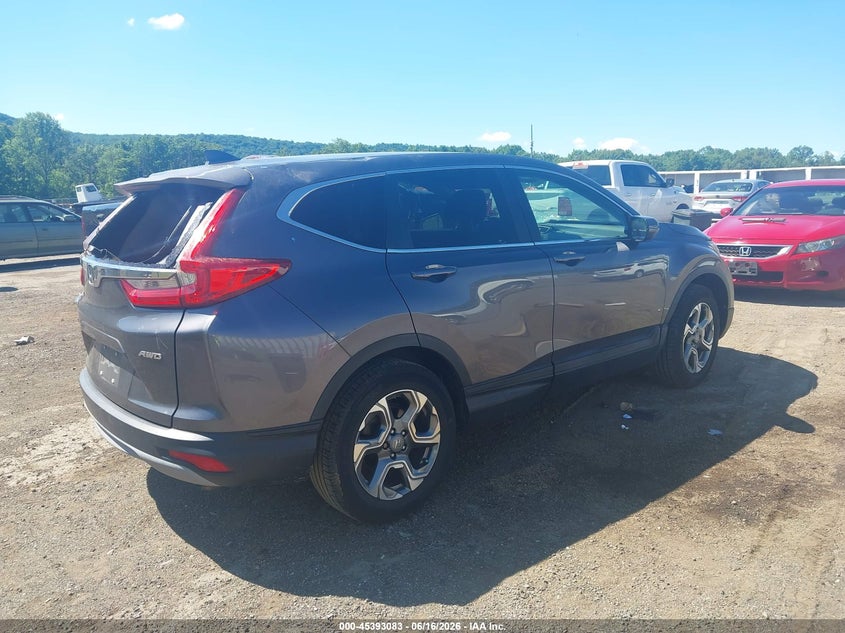 2018 Honda Cr-v VIN 2HKRW2H55JH602401 IAAI salvage auction — REAR END, Salvage Title, sold $7,100 on 2026-07-24 (photo 4)