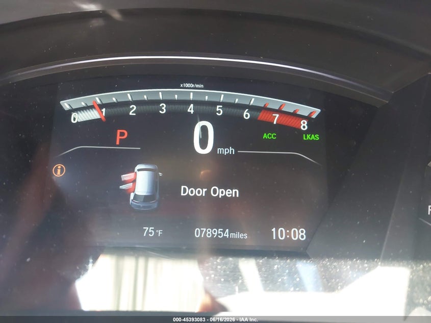 2018 Honda Cr-v VIN 2HKRW2H55JH602401 IAAI salvage auction — REAR END, Salvage Title, sold $7,100 on 2026-07-24 (photo 7)