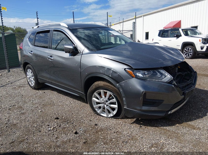 2017 Nissan Rogue VIN KNMAT2MV7HP551753 IAAI salvage auction — FRONT END, Salvage (Illinois), sold $1,325 on 2026-08-01 (photo 1)